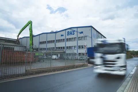 Betriebsgelände von BHS in Walldorf